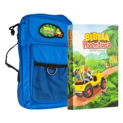 Bíblia Aventura | NVI | Capa Especial com Bolsa Azul